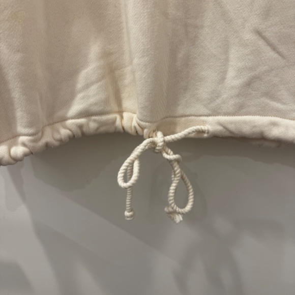 American Eagle AE Fleece Cinched Henley Pullover Sweatshirt, Size M - Picture 7 of 7